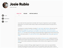 Tablet Screenshot of josefinarubio.com
